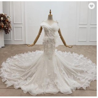 Wedding Gown Dress putih Mermaid 2021