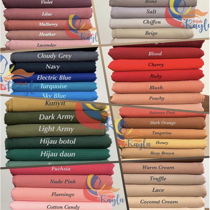 Open Order Hijab segi empat Cornskin Umama PART 2 / kerudung cornskin / hijab Grosir