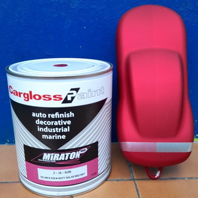 Cat Cargloss Miraton Merah Honda PCX Candytone Solar Red Matt