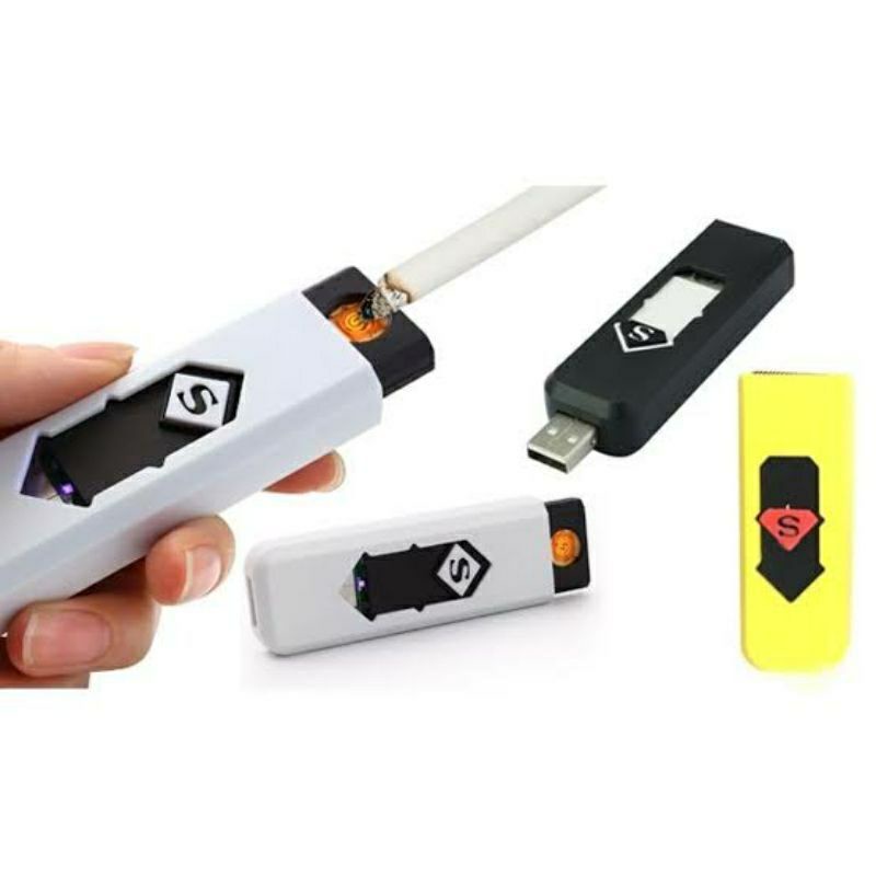 Korek api cas elektrik listrik USB charging recahrging portable