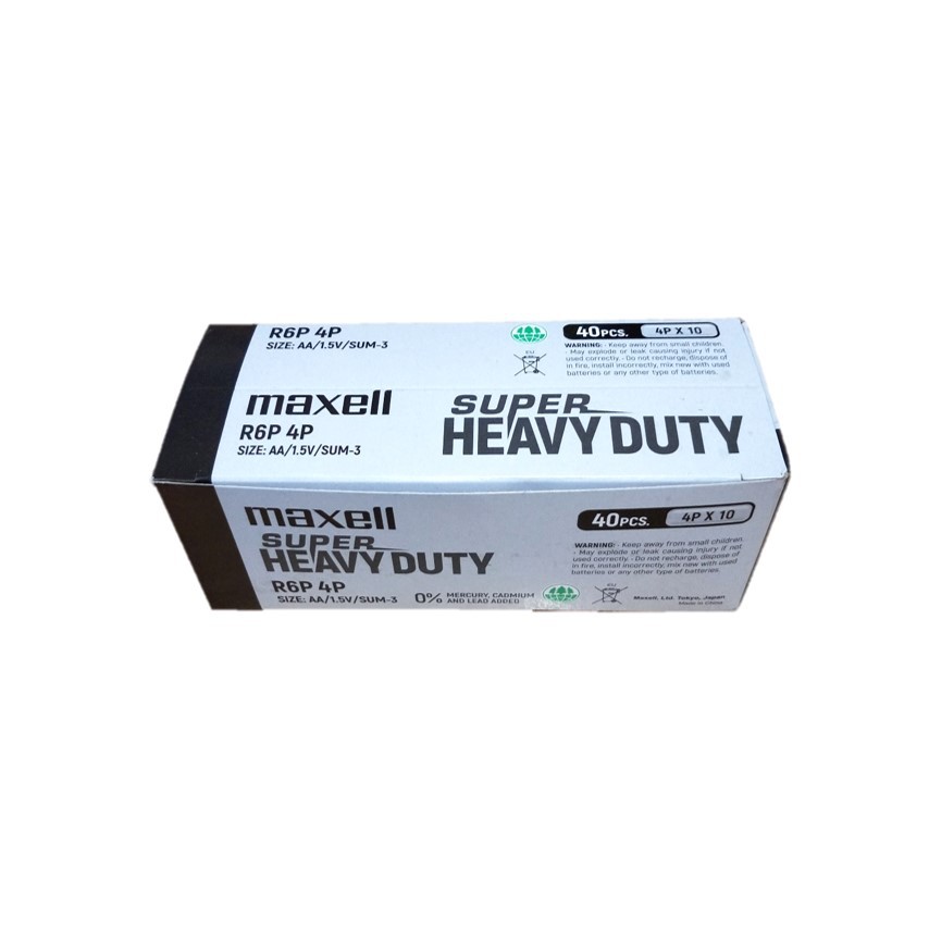 Baterai Maxell AA Original Battery A2 2pcs High Grade Super Heavy Duty