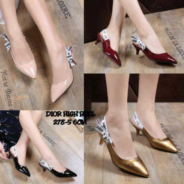 SEPATU DIOR HIGH HEEL 278-5