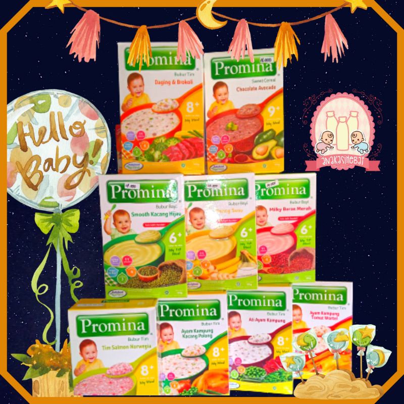 Bubur susu promina 6 bulan/ bubur tim promina/ bubur tim ayam daging promina