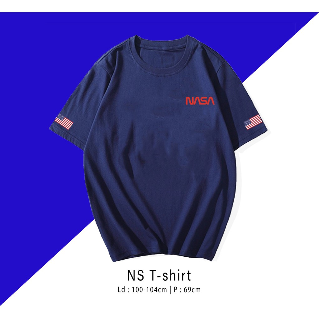 NASA / HVS COLLECTION BAJU KAOS KATUN WANITA/ PRIA UNISEX LENGAN PENDEK / TUMBLR TEE