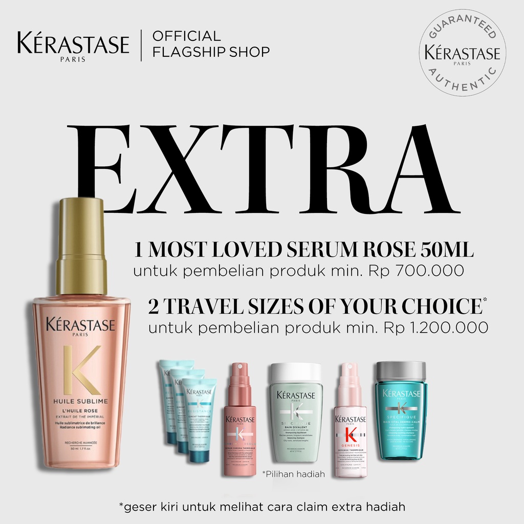 Kerastase Bain Genesis Hydra 500ml Shampoo Rambut Rontok & Patah (Normal)-6