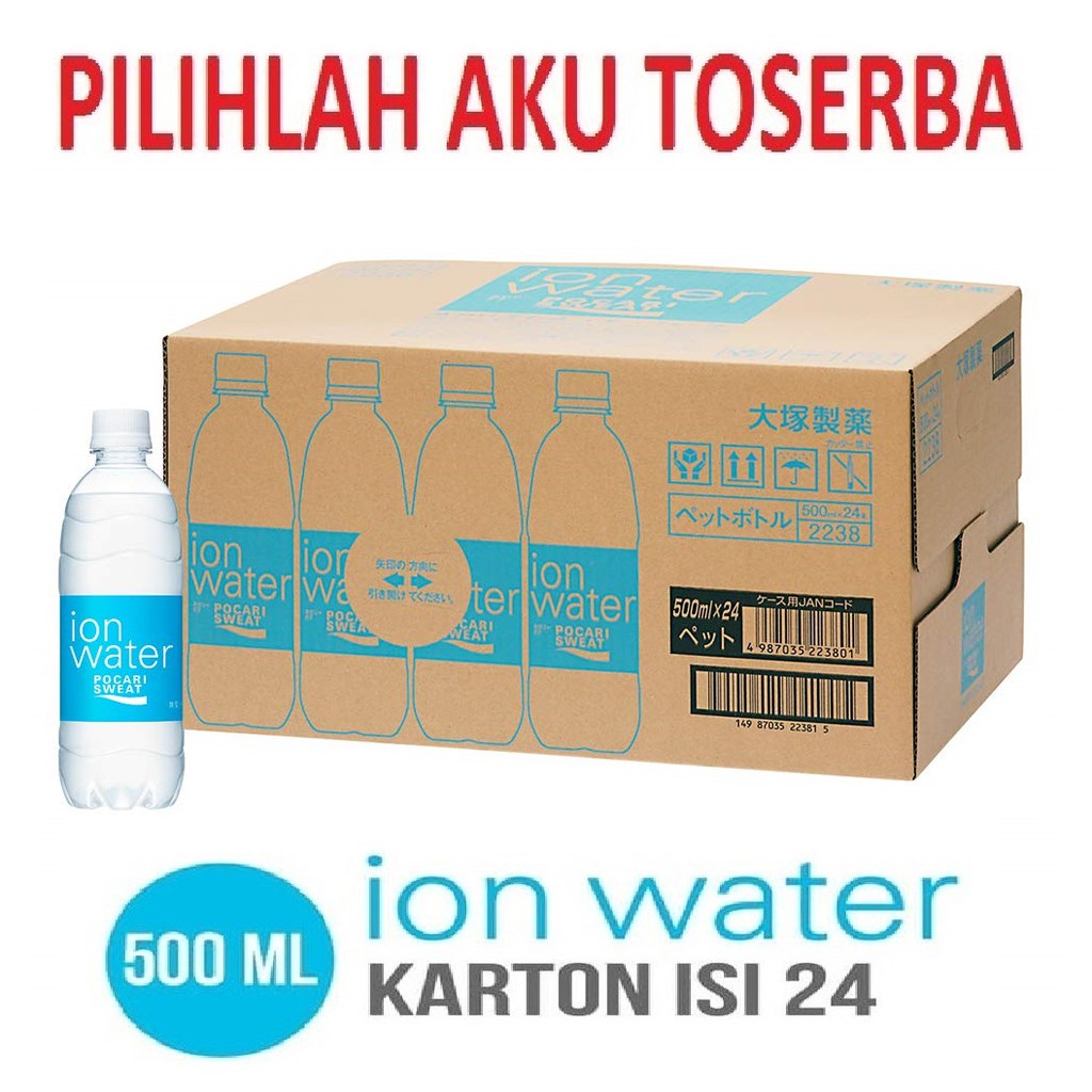 POCARI SWEAT ION WATER PET 500 ml - ( 1 KARTON ISI 24 BOTOL )