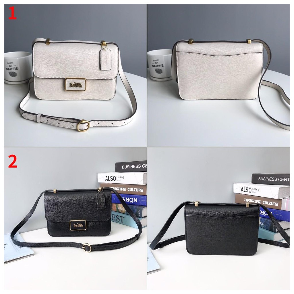 Coach 3928 Tas Bahu / Selempang Bentuk Kotak Kecil Untuk Wanita