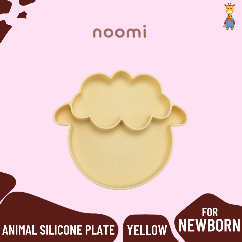 Noomi Animal Silicone Plate - Piring Makan Bayi