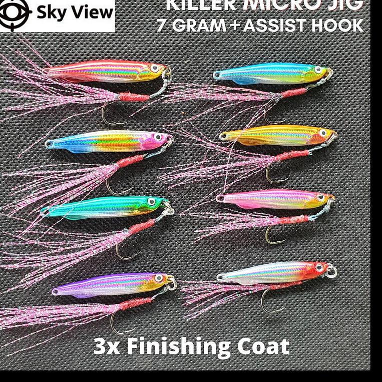 Promo Belanja Micro Jig 7gr 7g 7 gram 7 g 7 gr Metal Jig UL Microjig Mikrojig Mikro Jig Metaljig UL 