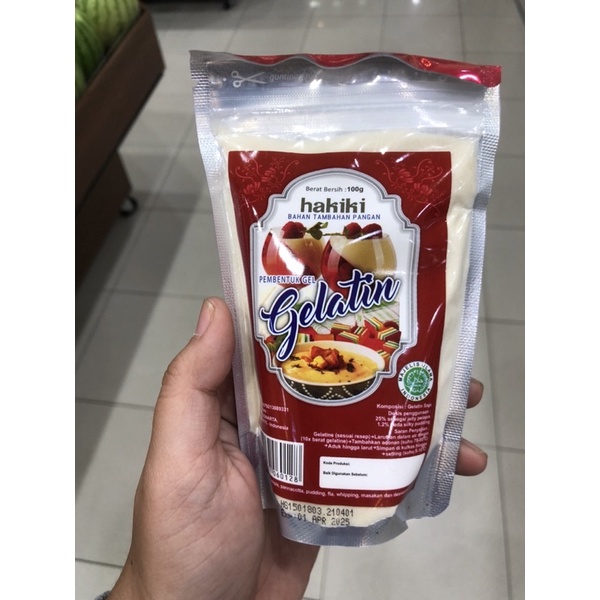 

[Powder Pengenyal YUPI] HAKIKI GELATIN HALAL Bubuk - 100gr