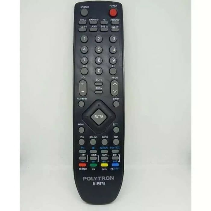 Remote TV Polytron Layar Datar LED LCD Flat Remot Original 81F579