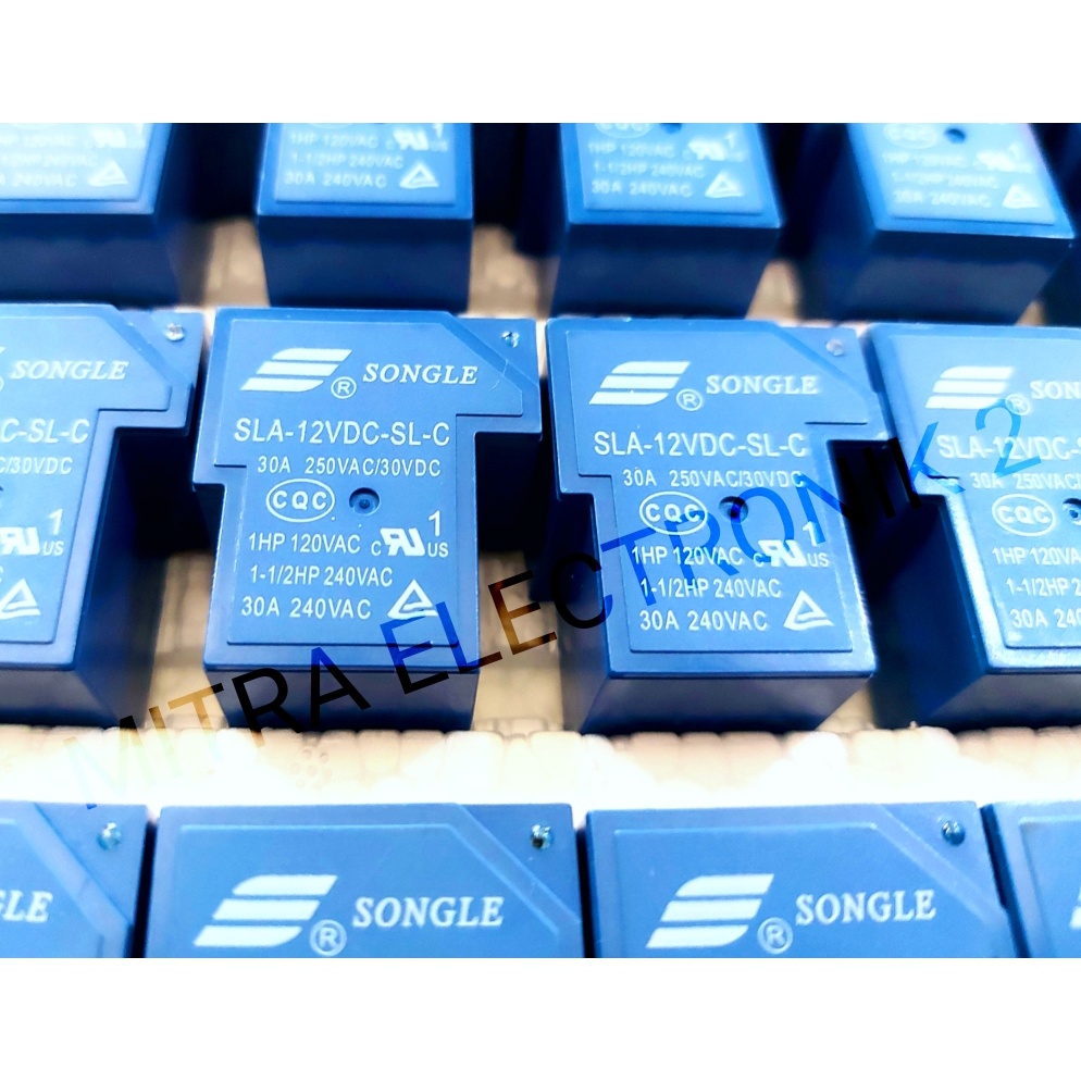 RELAY RILAY KODOK 12V SONGLE 30A 6PIN ORIGINAL