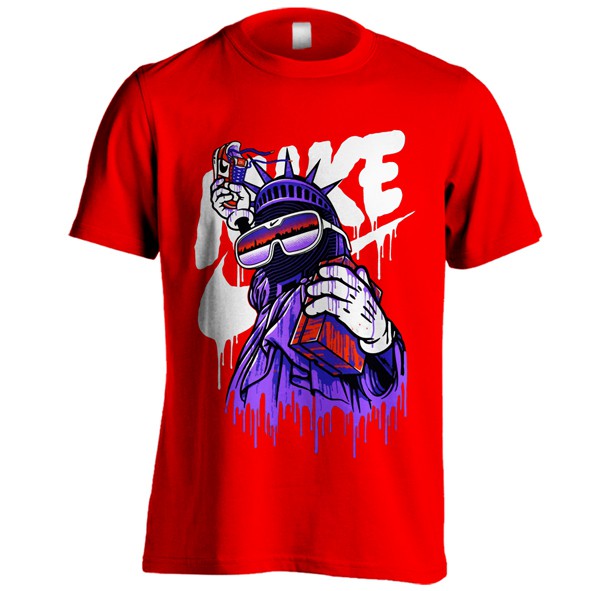 KAOS- NIKE JUST DO IT - C05 - MERAH XXXL