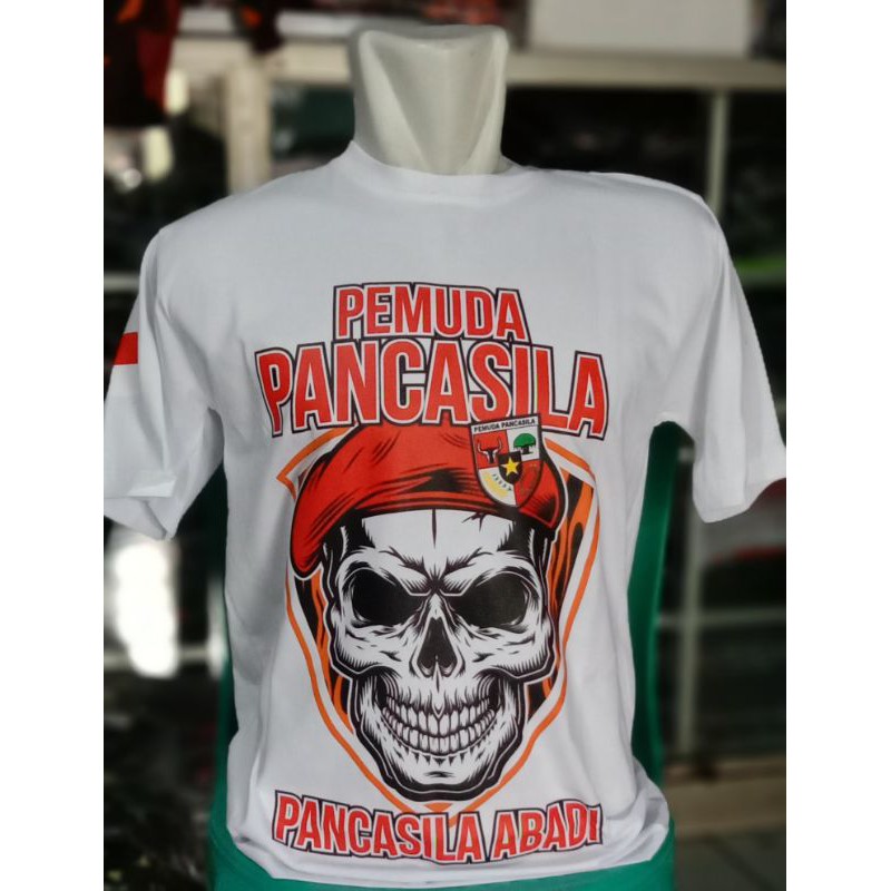 kaos pemuda pancasila (putih)