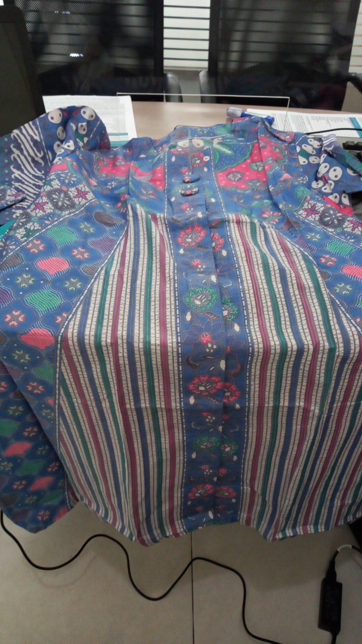 Batik Tunik Motif Terbaru Pekalongan Original Zipper Full Kancing Depan M L Xl Xxl