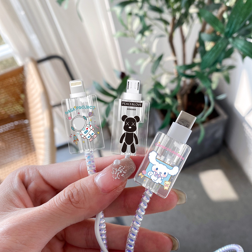 Disney Pelindung Kabel Data / Charger Usb Untuk iPhone / Android