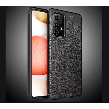 Autofocus Case Samsung A32 , A52 , A72  Softcase Hitam Kulit Jeruk Silikon Case