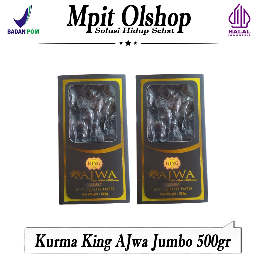 

KING KURMA KING AJWA 500 Gram KUALIATS NO.1 | KURMA NABI KUALITAS RAJA