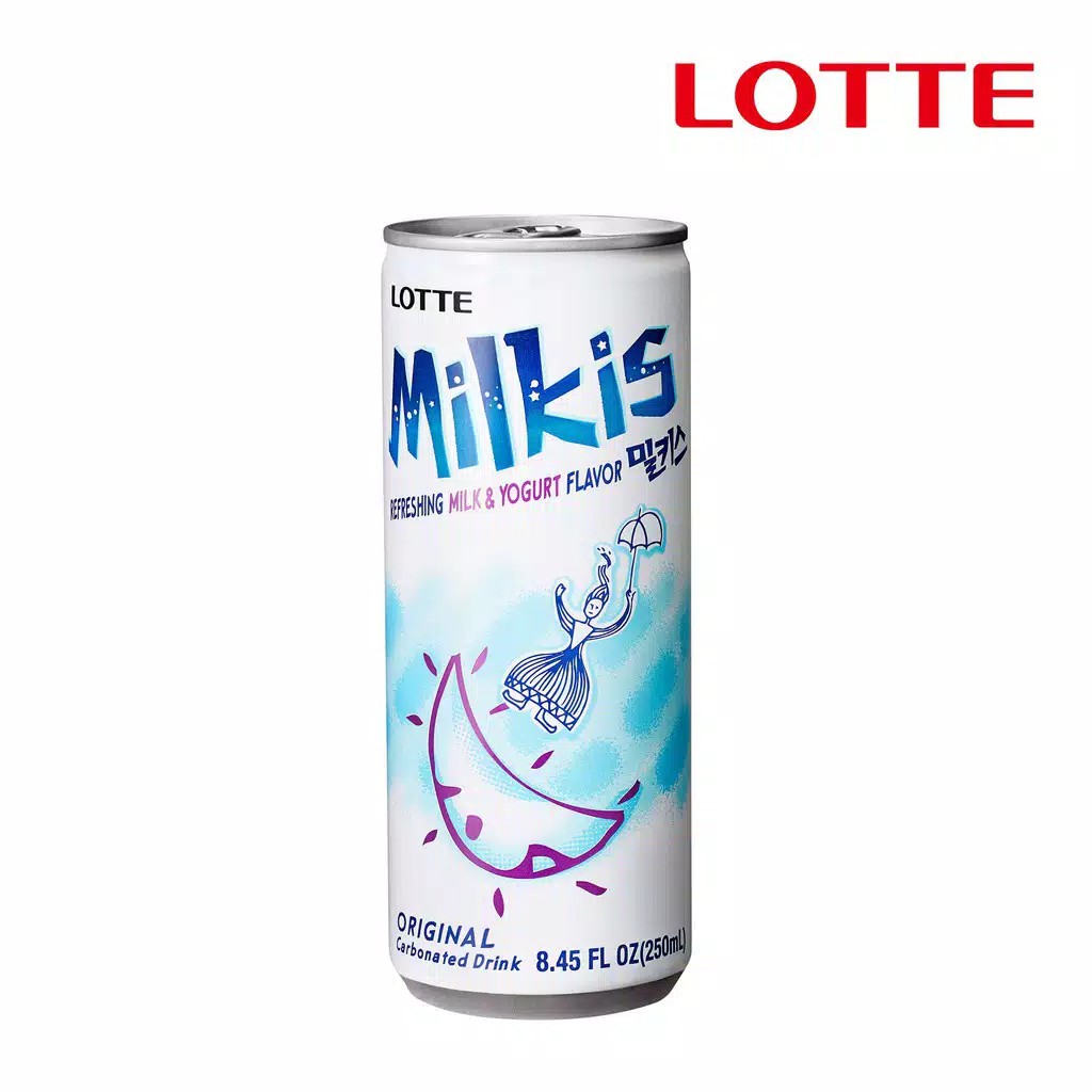 

Lotte Milkis Milk and Yogurt 250gr - Minuman Kaleng Korea susu dan yogurt