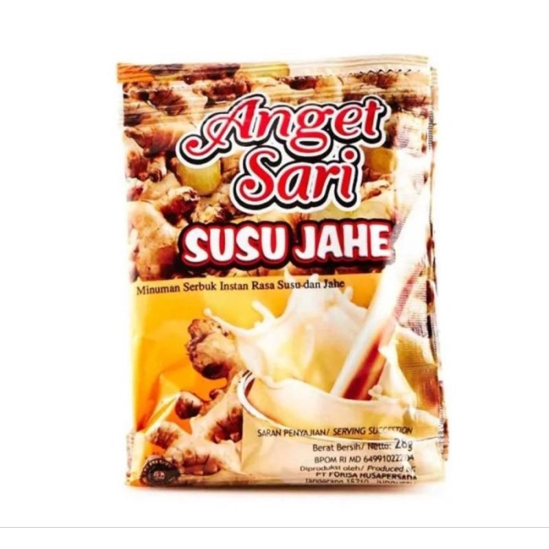 

Anget Sari Susu Jahe 1 Renceng isi 10 Sachet