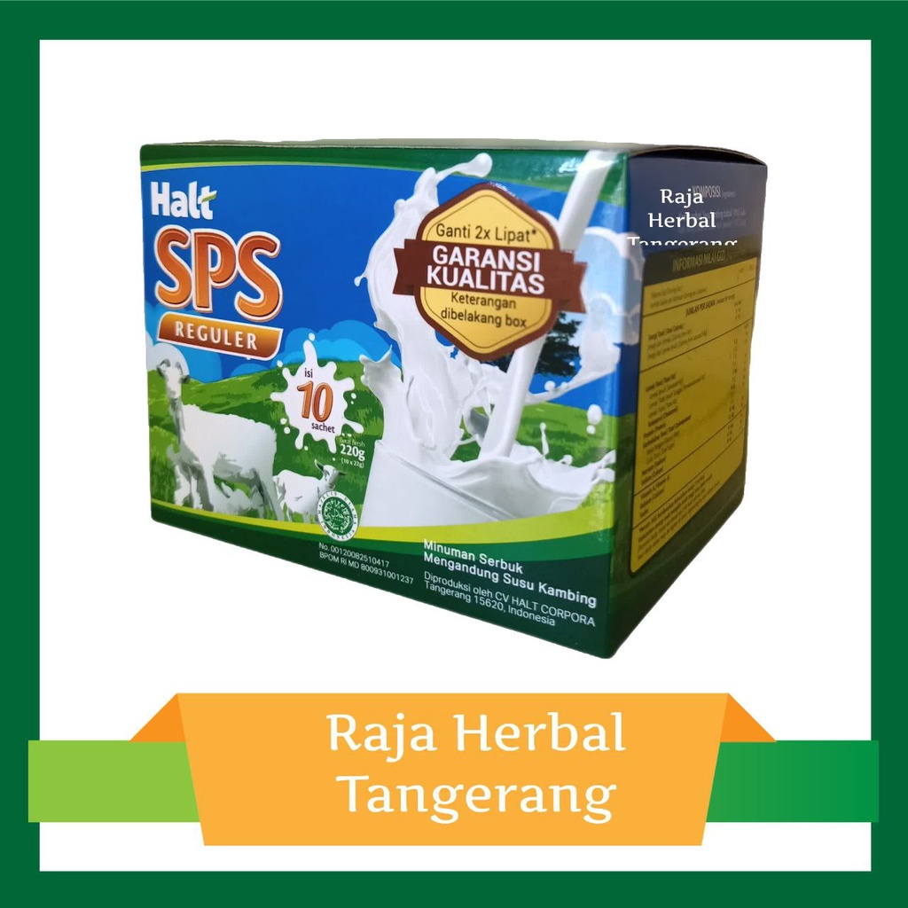 

Susu Kambing HALT SPS | 1 Box @10 Sachet