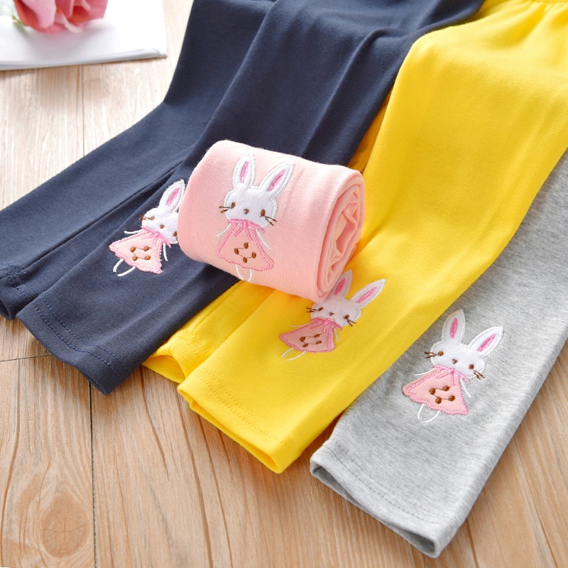 HappyOliver CUTE BUNNY legging anak perempuan celana panjang import