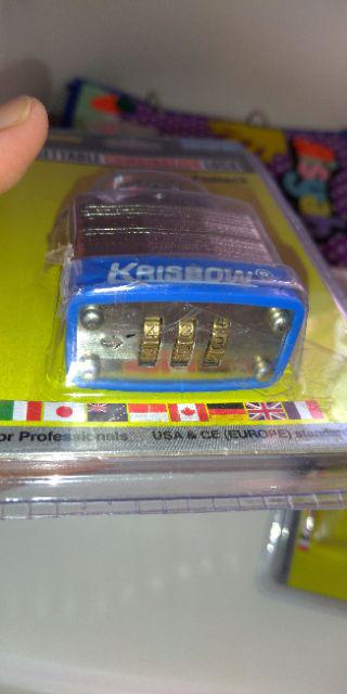 Krisbow Gembok Laminasi Kombinasi Angka 4 Cm