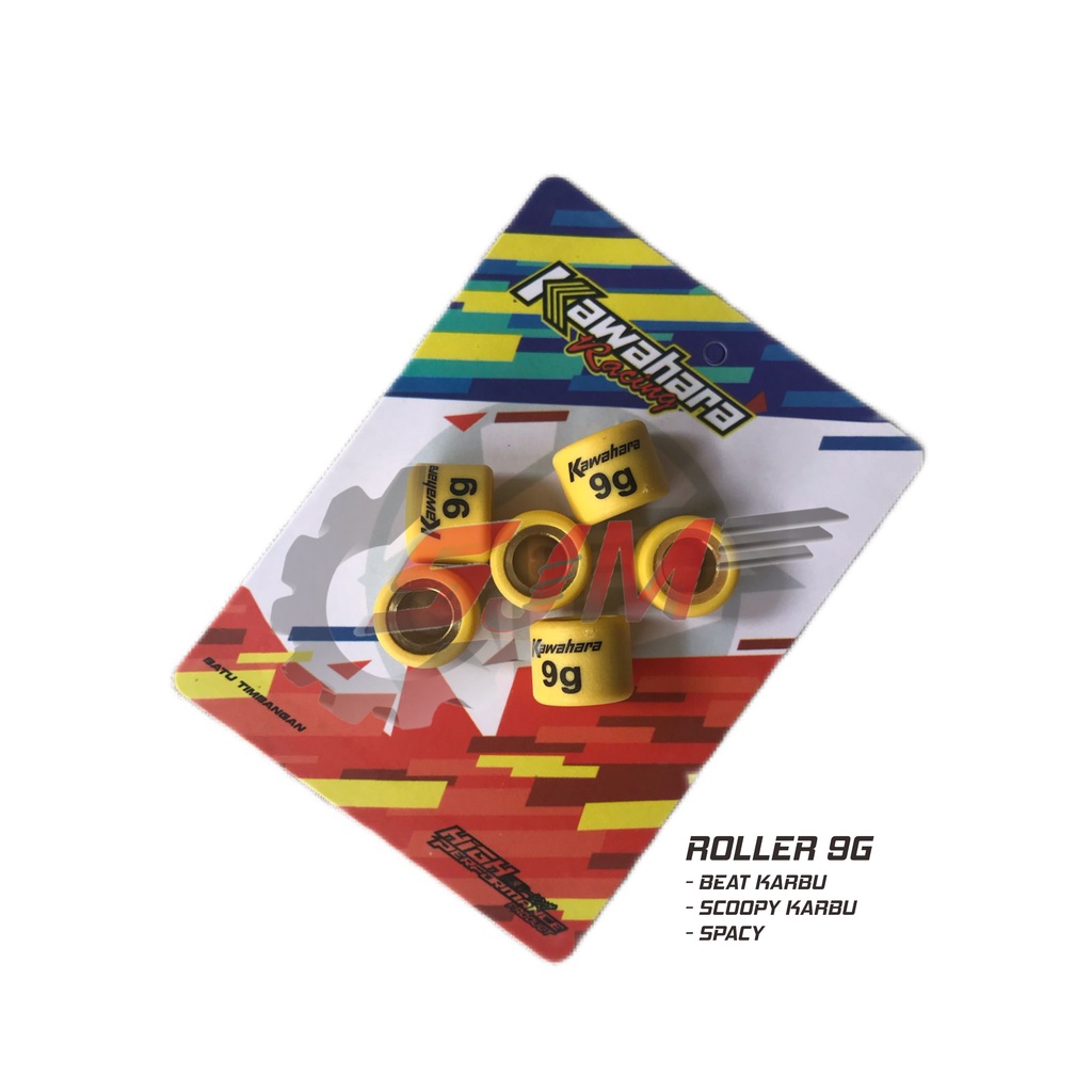 ROLLER RACING KAWAHARA 9 GRAM BEAT KARBU / SCOOPY KARBU / SPACY 9 GRAM