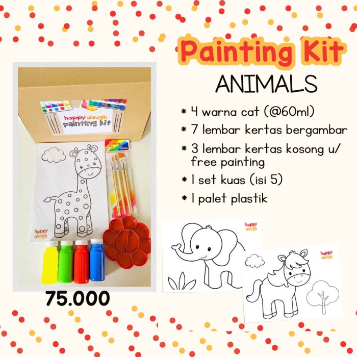 

Produk Terbaru Painting Kit Paket Melukis Anak Painting Kit Melukis Binatang