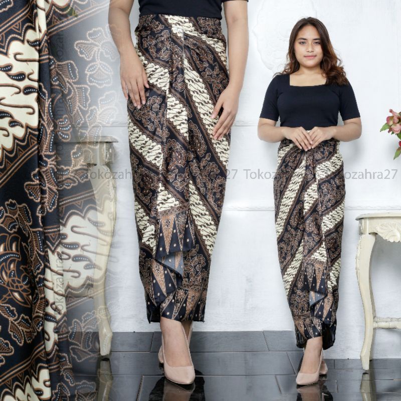 Rok Remple Batik VOL. 3 Bawahan Kebaya Rok REMPEL Instan by tokozahra27