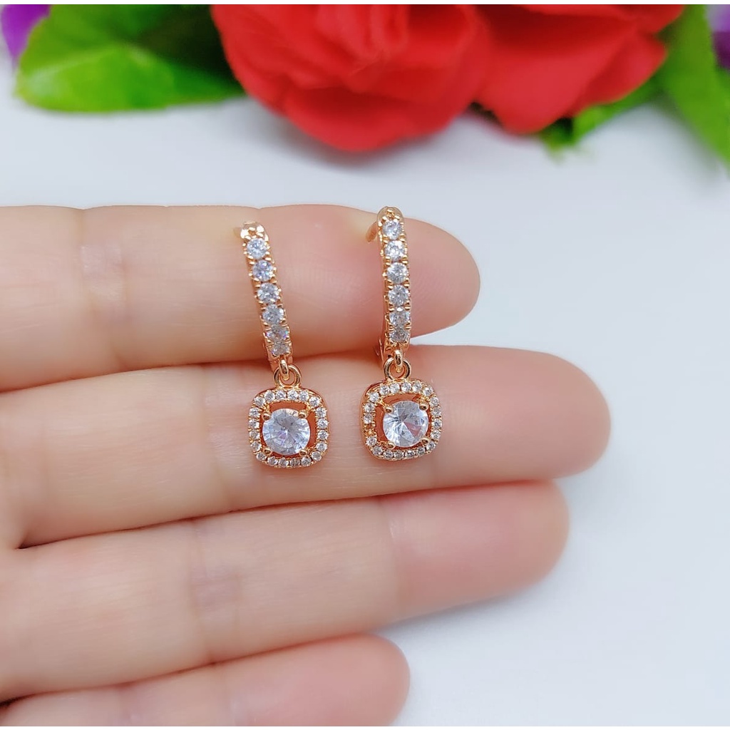 Anting-anting Xuping penuh permata A-B 180