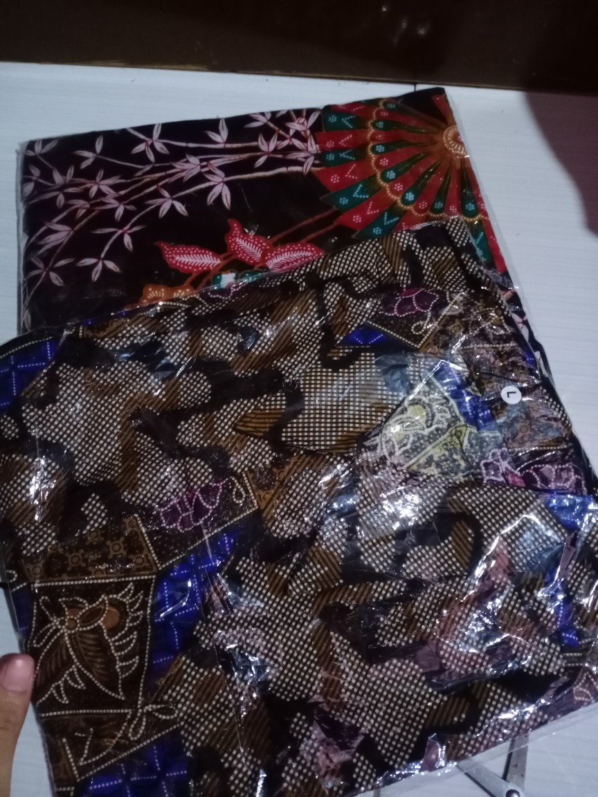 Maura Couple - Sania Ruffle Batik Couple Ori Ndoro Jowi Dnt Garansi
