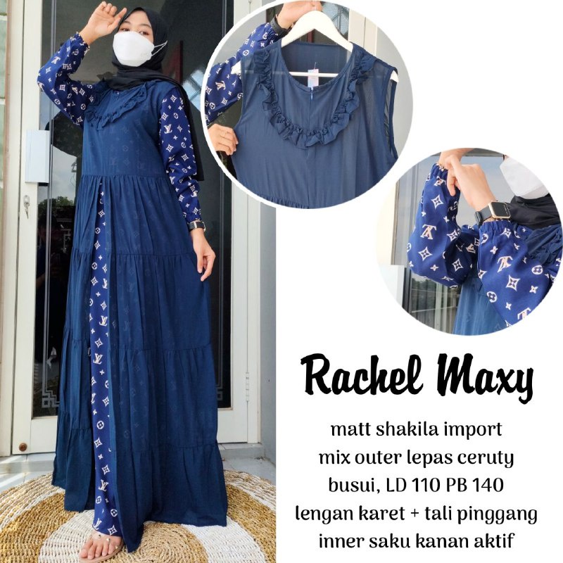 Gamis Terbaru RACHEL MAXY SET by Gasa