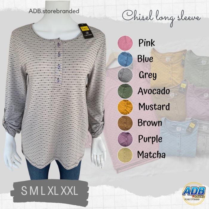 SYF Atasan wanita I Kaos cewek lengan panjang 7/8 Phenomenal size L XL XXL - S KODE 14622