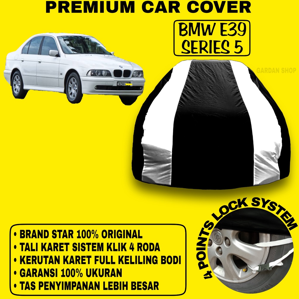 Body Cover BMW E39 SERIES 5 Sarung Strip SILVER Penutup Pelindung Bodi Mobil BMW E39 Series 5 PREMIUM