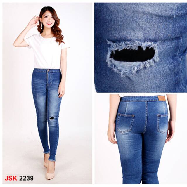Celana Jeans JSK Highwaist / JSK 2239