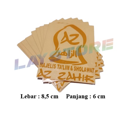 Stiker Sticker Cutting Az Zahir