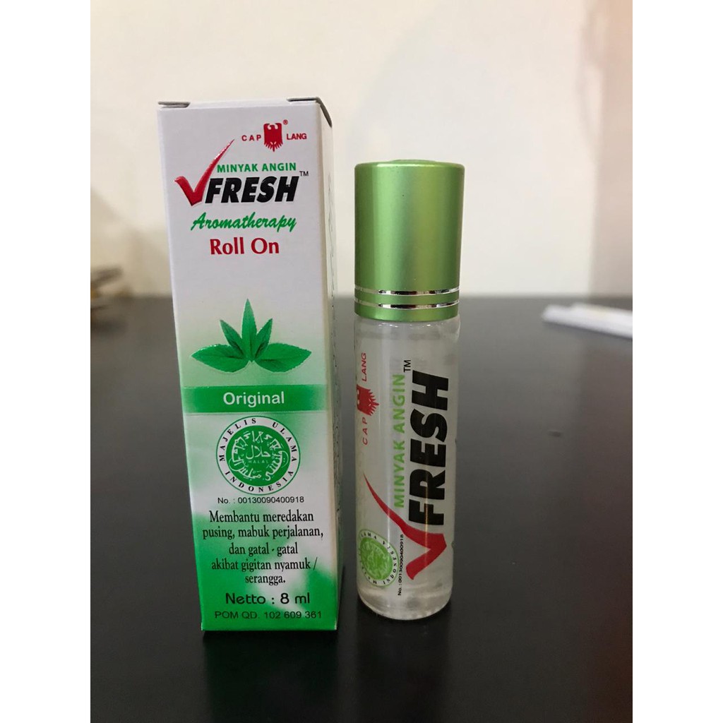 Minyak Angin Aromatherapy Cap Lang V Fresh Original 8 Ml Shopee Indonesia