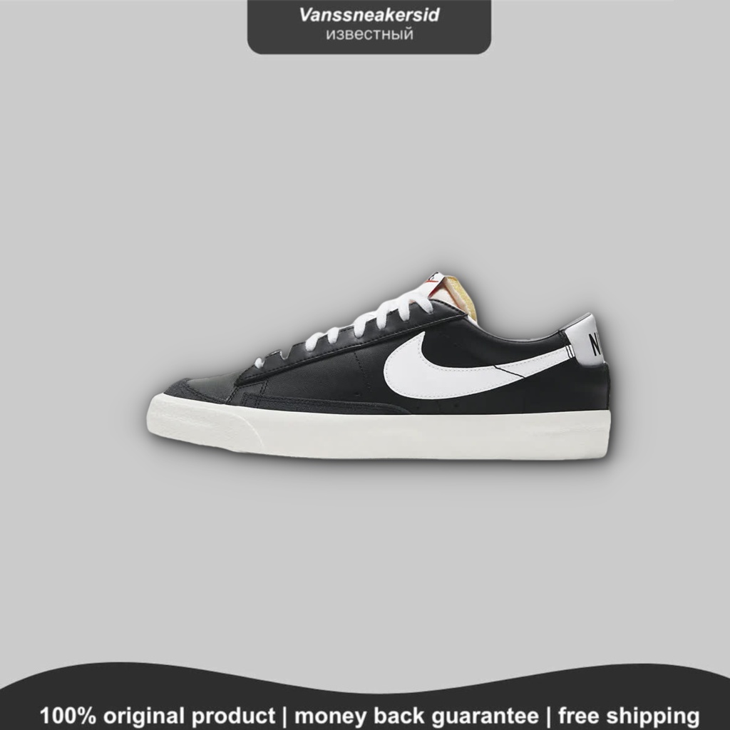 NIKE BLAZER LOW BLACK WHITE BNIB ORIGINAL