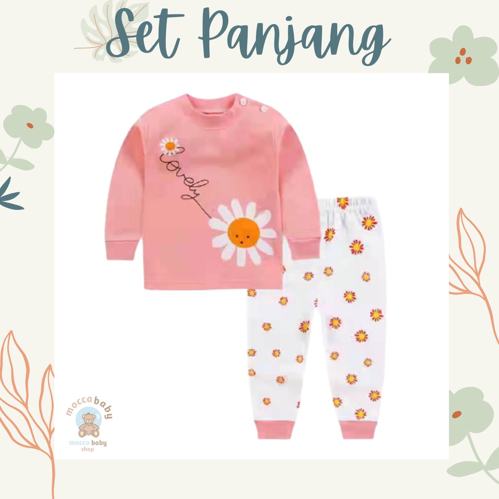 MBSS Baju Premium Anak Bayi Piyama Jumper Jumpsuit Celana Tidur Lengan Panjang NEW H5 110