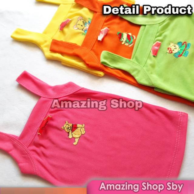 Kaos Dalam Anak Singlet Anak Perempuan Enji Stabilo Bordir Amazing Shop Surabaya