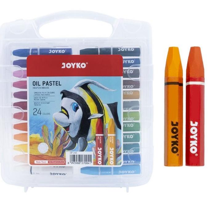 

Menarik Crayon Joyko / Oil pastel Joyko 24 warna / (1pak) YU7#