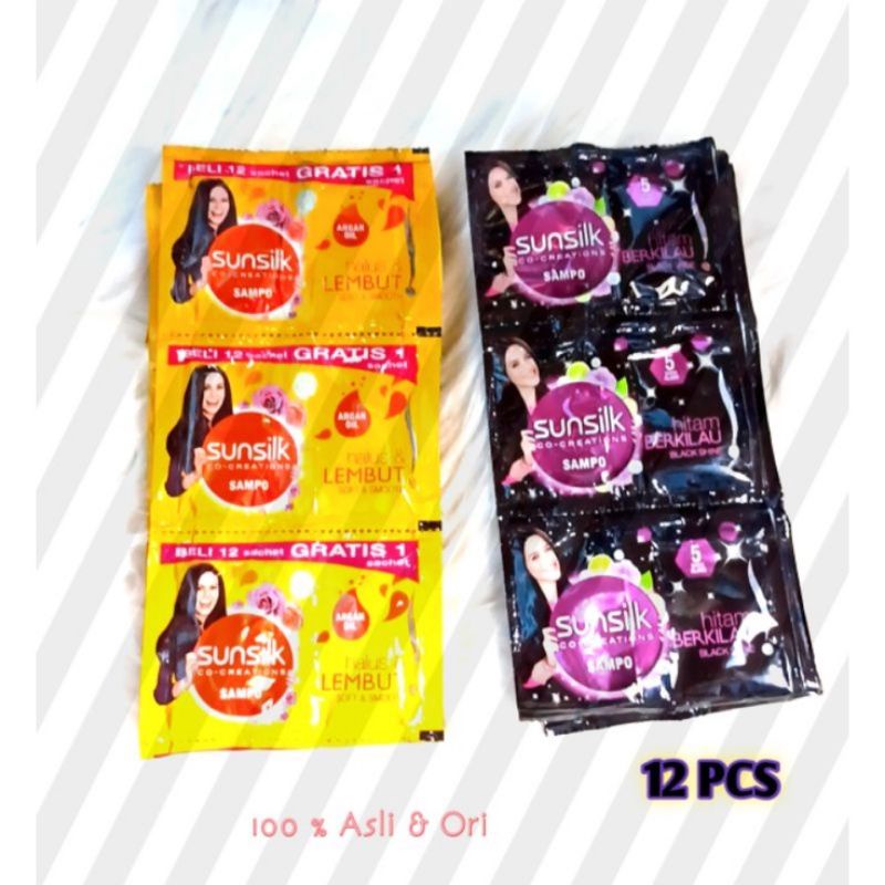 Shampoo SUNSILK Renceng isi ( 12x2 ) sachet