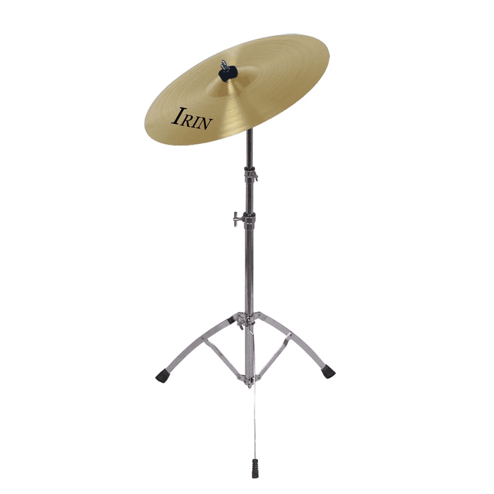 Irin Simbal Drum 12 Bahan Kuningan Alloy Warna Emas