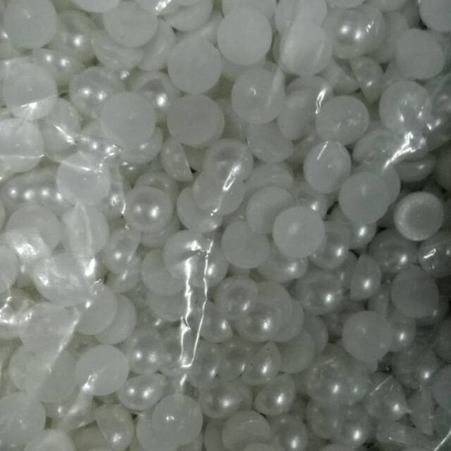 mutsin mutiara belah hiasan baju aksesoris