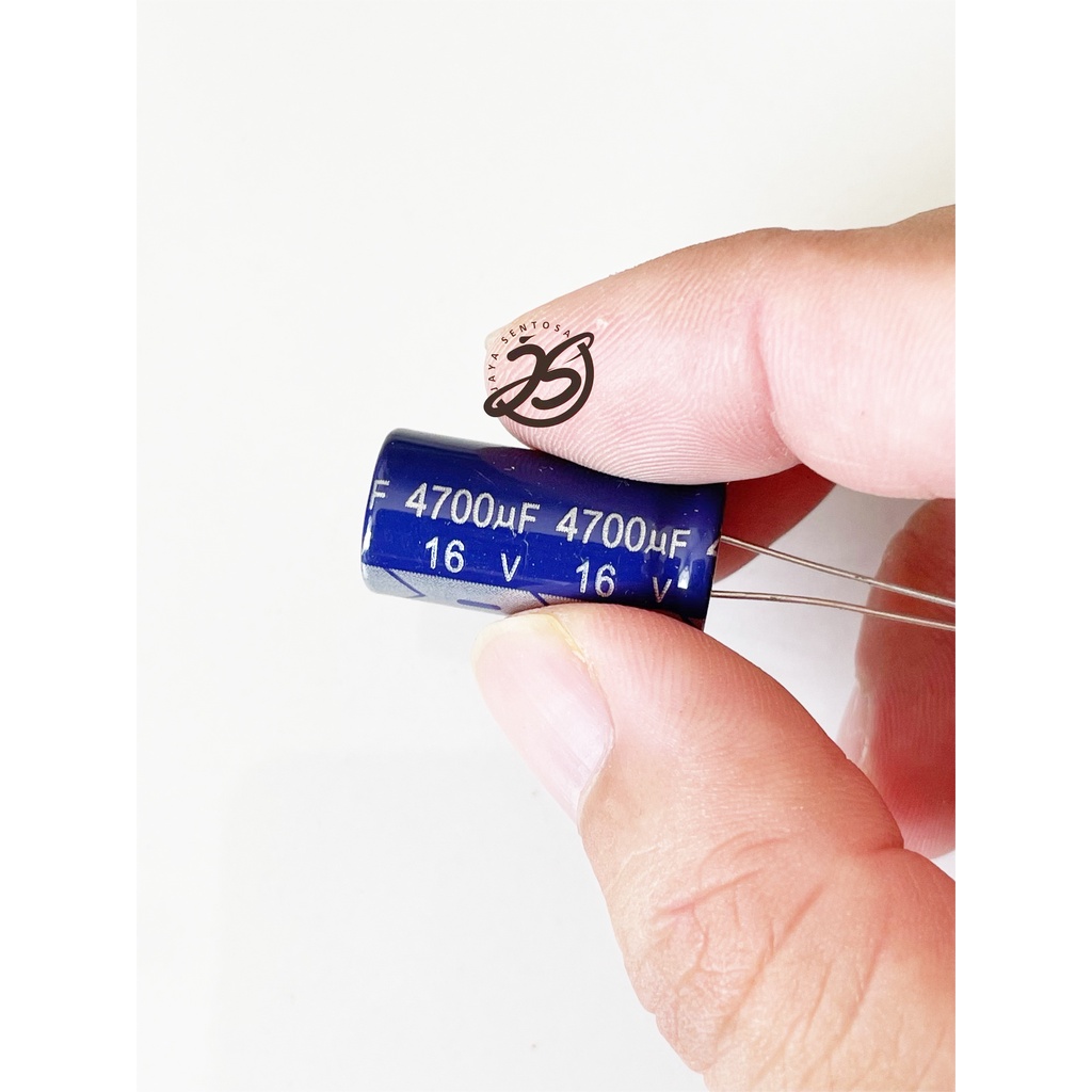 ELCO 4700UF 16V (1 BUAH) KAPASITOR CAPACITOR ELCO KAPASITOR ELKO KAPASITOR 4700 UF 16 V