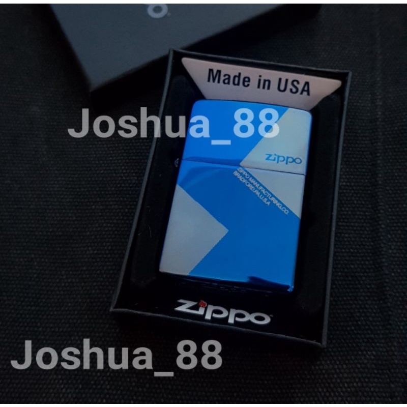 Korek Api Zippo Blue Ice/Blue Saphire Manufacturing Bradford Usa