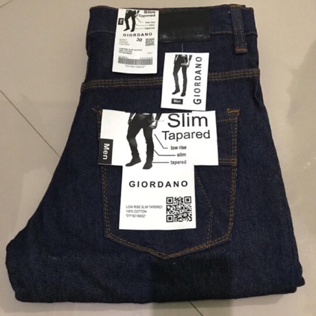 Celana Jeans Pria Strech Giordano | Slimfit Original