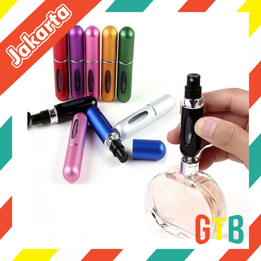 ❤GTB❤ BOTOL PARFUM REFILL MINI PORTABLE UKURAN 5 ML/ BOTOL PARFUM MINI TRAVEL/ PARFUM ATOMIZER R607