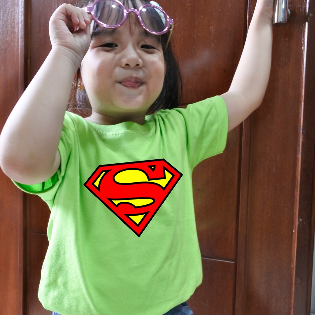 KAOS ANAK LAKI LAKI SUPERMAN/KAOS KATUN SUPERMAN ANAK ANAK